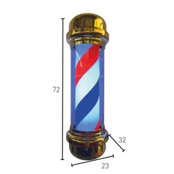BARBER POLE DORADO (72X23X32)