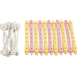 BIGUDIES AMARILLO/ROSA Nº01(12 UDS) (DIAM. 8X91MM)