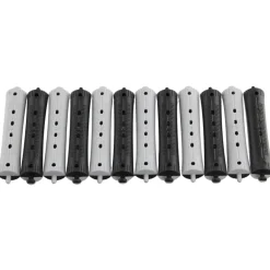 BIGUDIES NEGRO/GRIS Nº3 (12 UDS) (DIAM. 16X91MM)