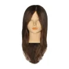 CABEZA MANIQUI PELO NATURAL 36 cm