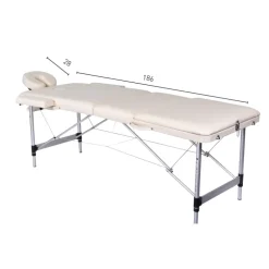 CAMILLA MALETIN ALUMINIO 3 CUERPOS BLANCA 186X60