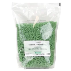 CERA EN PERLAS VERDE EN BOLSA 1KG