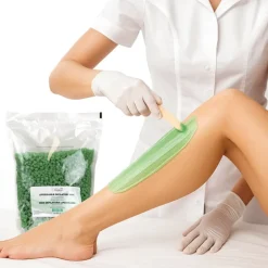 CERA EN PERLAS VERDE EN BOLSA 1KG