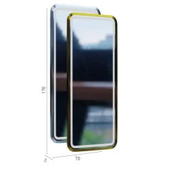 ESPEJO CIRCULAR CON LUZ LED