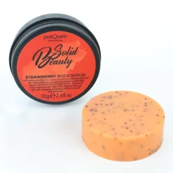 EXFOLIANTE CORPORAL SÓLIDO STRAWBERRY 70 GR.