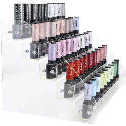 EXPOSITOR ACRÍLICO DE ESMALTES DE UÑAS (5 ALTURAS)