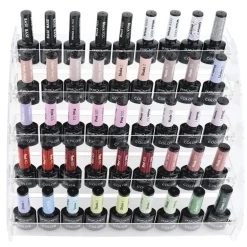 EXPOSITOR ACRÍLICO DE ESMALTES DE UÑAS (5 ALTURAS)