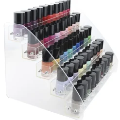 EXPOSITOR ACRÍLICO DE ESMALTES DE UÑAS (5 ALTURAS)