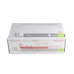 GUANTE LATEX SIN POLVO AMBIDIESTRO CAJA 100 UD.