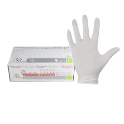 GUANTE LATEX SIN POLVO AMBIDIESTRO CAJA 100 UD.