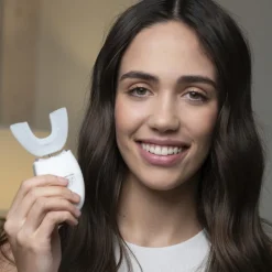 INTELLIGENT ELECTRIC U-TOOTHBRUSH WITH COLD LIGHT