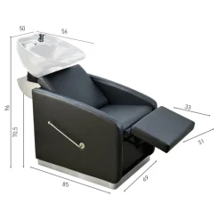 LAVACABEZAS STRAIGHT LINE BLACK