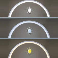 LÁMPARA LED DE MESA MEDIA LUNA