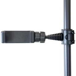 LÁMPARA LED DE PIE MEDIA LUNA