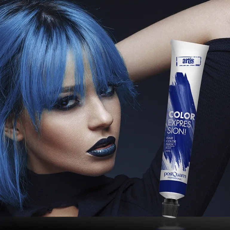 MASCARILLA COLOR EXPRESSION AZUL 60 ML.