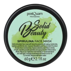 MASCARILLA FACIAL ESPIRULINA SÓLIDA ESPIRULINA 60G