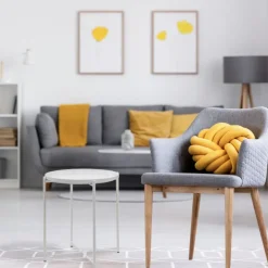 MESA AUXILIAR NORDIC PLATE WHITE