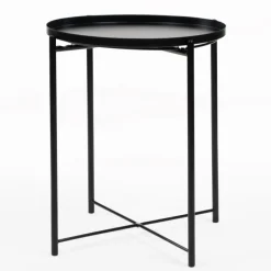 MESA AUXILIAR NORDIC PLATE BLACK