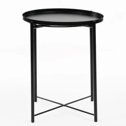 MESA AUXILIAR NORDIC PLATE BLACK