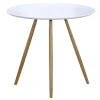MESA ESTOCOLMO PEQUEÑA WHITE (DIAMETRO 80 ALTURA 72)