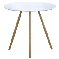 MESA ESTOCOLMO PEQUEÑA WHITE (DIAMETRO 80 ALTURA 72)