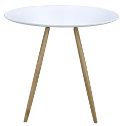 MESA ESTOCOLMO PEQUEÑA WHITE (DIAMETRO 80 ALTURA 72)