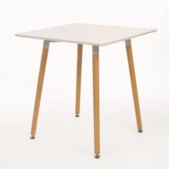 MESA NORDIC PEQUEÑA WHITE (80X80X72)