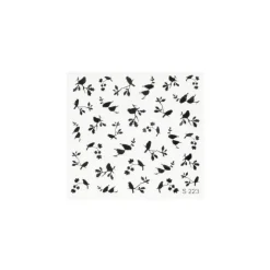 NAIL ART STICKERS. BLACK BIRDS