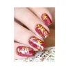 NAIL ART STICKERS. GOLD FLOWERS