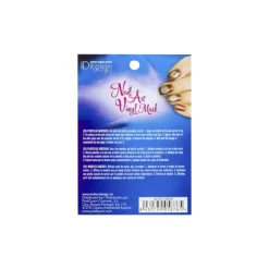 NAIL ART VINYL MASK. SILVER ZEBRA