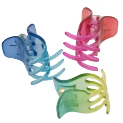 PINZAS PELO 3 PUAS VARIOS COLORES (6UDS)