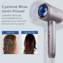 SECADOR CYCLONE BLUE IONIC POWER