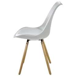 SILLA BERLIN WHITE 56X48X82,5 - ASIE AL SUELO 48