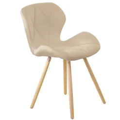 SILLA ESTOCOLMO QUILTED BEIGE 54,5X53X71 - SH45,5