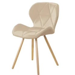 SILLA ESTOCOLMO QUILTED BEIGE 54,5X53X71 - SH45,5