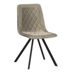 SILLA HASSELT TERCIOPELO BEIGE