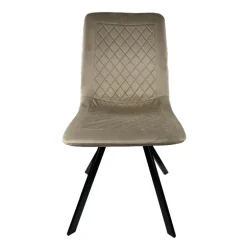 SILLA HASSELT TERCIOPELO BEIGE