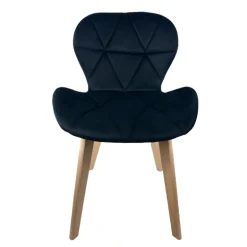 SILLA OSLO TERCIOPELO NEGRO