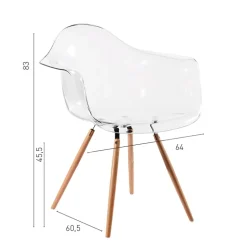 SILLÓN ESTOCOLMO GLASS