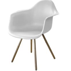 SILLÓN ESTOCOLMO WHITE 60,5X64X83 - ASIE AL SUELO 45