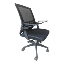 SILLÓN NYBORG A GAS NEGRO