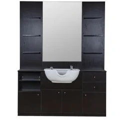 TOCADOR DE BARBERIA CON LAVACABEZAS