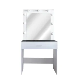 TOCADOR MAKE UP CON LUZ (9 BOMBILLAS)