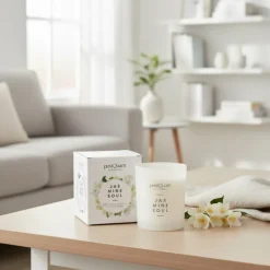 VELA DE CERA CON FRAGANCIA JASMINE